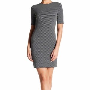 EUC Theory Rijik B Checkered Clayton Dress